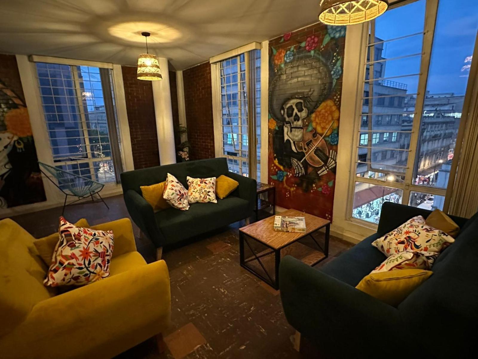 Casa Talavera Hostel Kota Meksiko Bagian luar foto