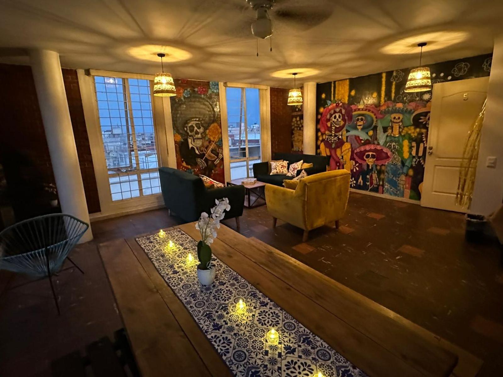 Casa Talavera Hostel Kota Meksiko Bagian luar foto